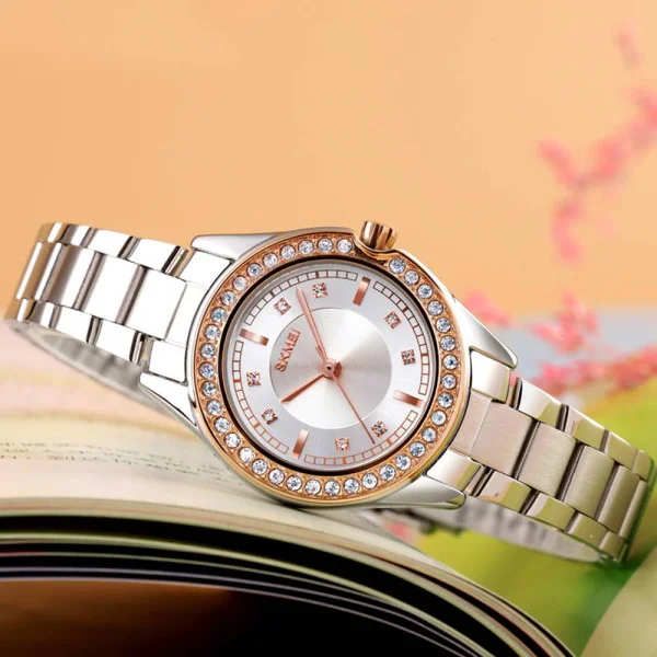 Жіночий годинник Skmei 1534RGSI Rose Gold-Silver фото 5