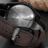 Мужские часы Curren 8301 Black-Dark Brown фото 7