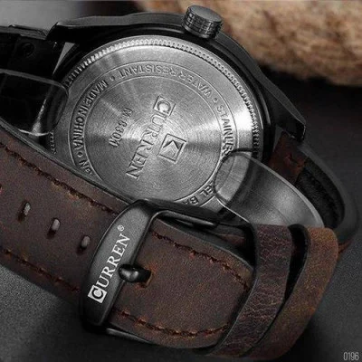 Чоловічий годинник Curren 8301 Black-Dark Brown