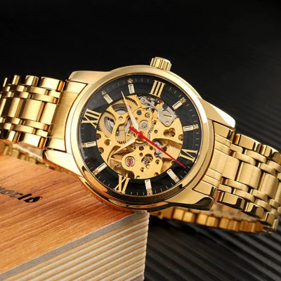 Чоловічий годинник Skmei 9222GDBK Gold-Black