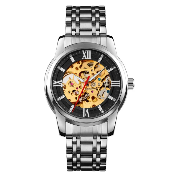 Чоловічий годинник Skmei 9222SIBK Silver-Black фото 1