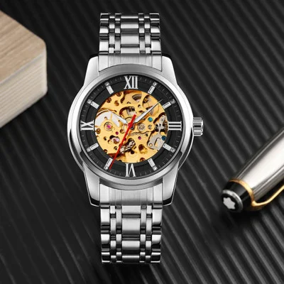 Чоловічий годинник Skmei 9222SIBK Silver-Black