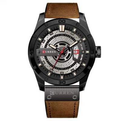 Чоловічий годинник Curren 8301 Black-Light Brown