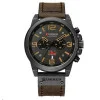 Чоловічий годинник Curren 8314 Black-Brown фото 2