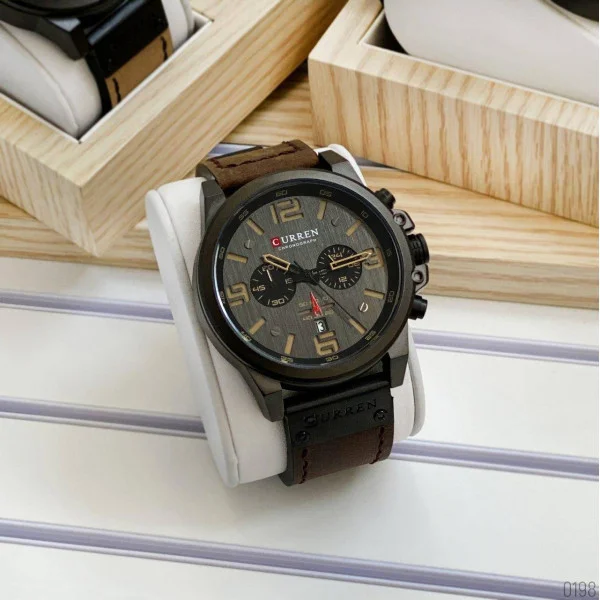 Чоловічий годинник Curren 8314 Black-Brown фото 7