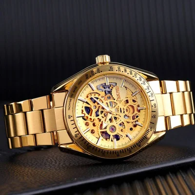 Чоловічий годинник Skmei 9194GDGD Gold-Gold