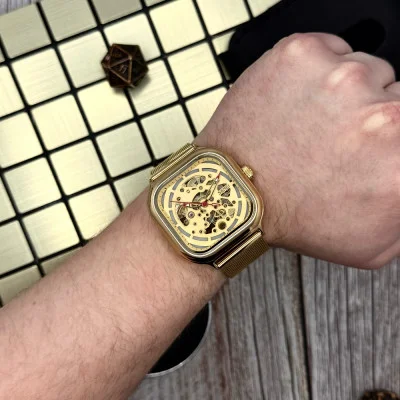 Чоловічий годинник Skmei 9184GD Gold