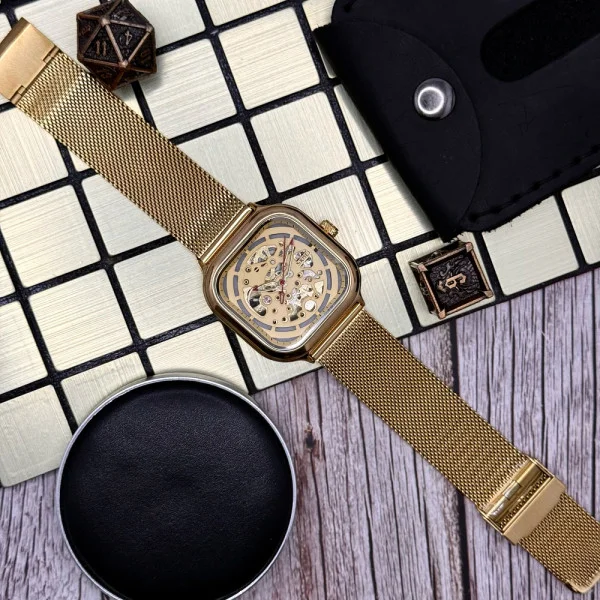 Мужские часы Skmei 9184GD Gold фото 6
