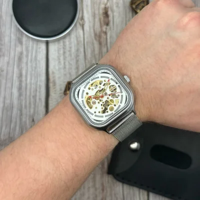 Мужские часы Skmei 9184SI Silver