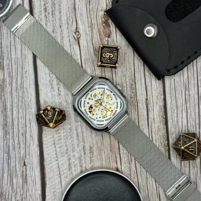 Чоловічий годинник Skmei 9184SI Silver