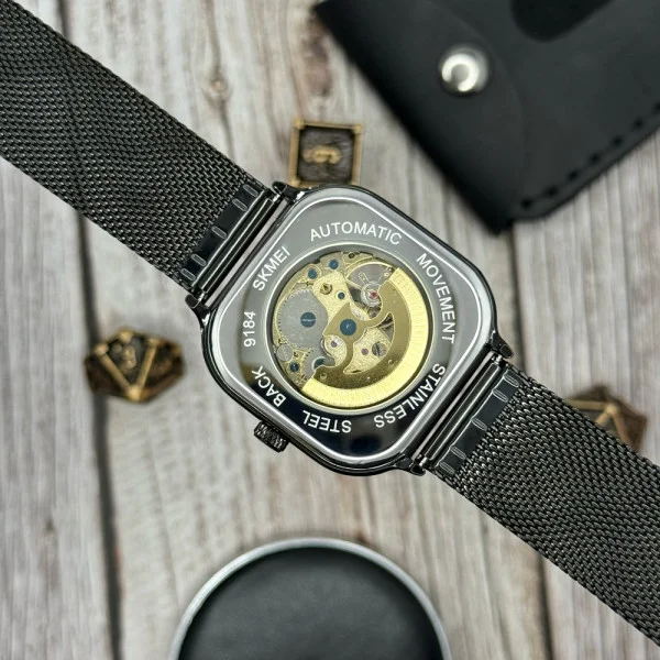 Чоловічий годинник Skmei 9184BK Black фото 9
