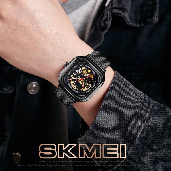Чоловічий годинник Skmei 9184BK Black фото 3