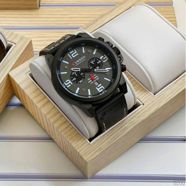 Чоловічий годинник Curren 8314 All Black фото 8