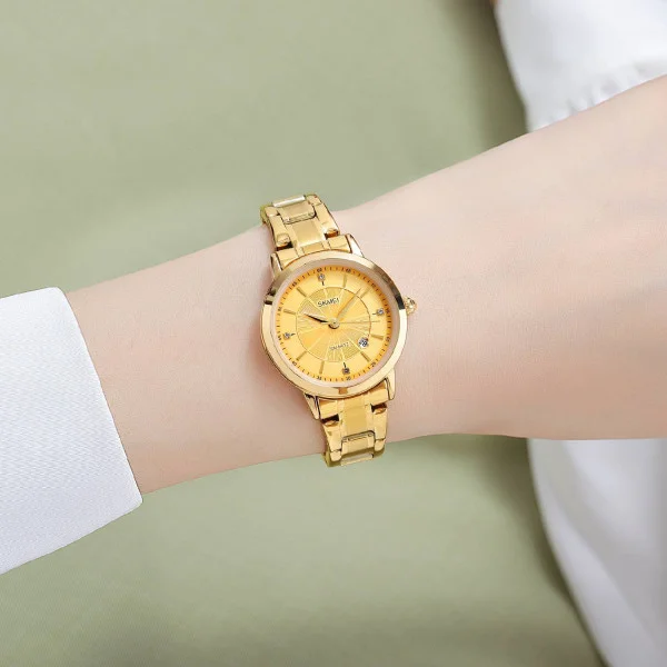 Жіночий годинник Skmei 1819GDGD Gold-Gold фото 4