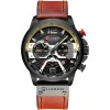 Мужские часы Curren 8329 Black-Brown фото 2