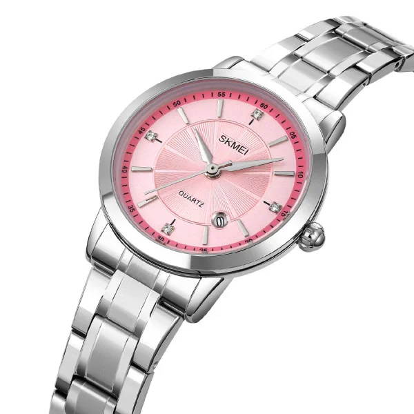 Жіночий годинник Skmei 1819SIPK Silver-Pink фото 3