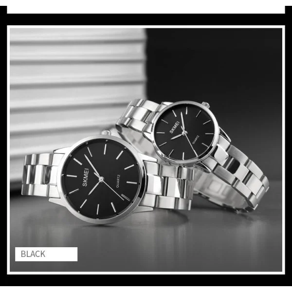 Жіночий годинник Skmei 1694BK Black фото 4