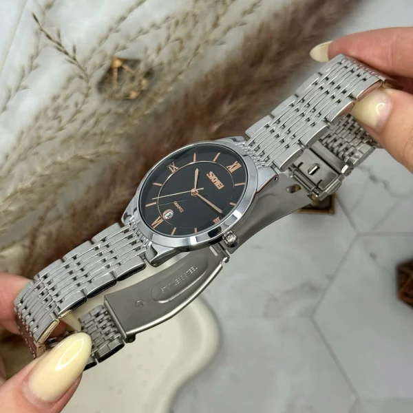 Жіночий годинник Skmei 9139BKGD-B Black-Gold B фото 6