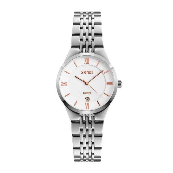 Жіночий годинник Skmei 9139WTGD-S White-Gold S фото 1