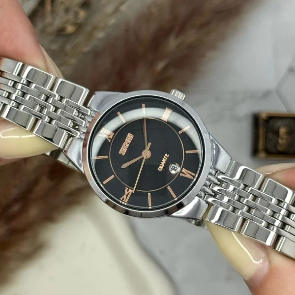 Жіночий годинник Skmei 9139BKGD-S Black-Gold S фото 5