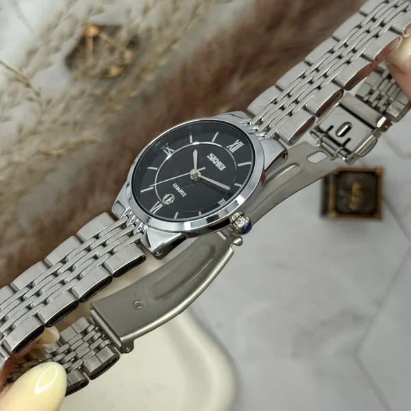 Жіночий годинник Skmei 9139BKSI-S Black-Silver S фото 7