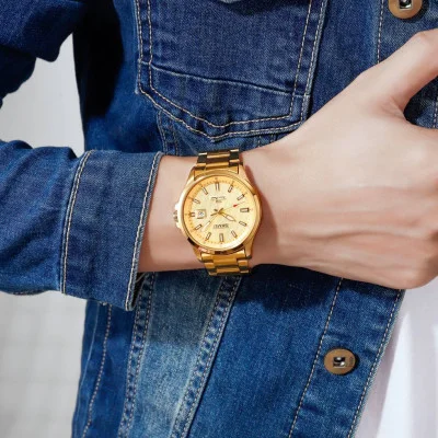 Чоловічий годинник Skmei 1654GD Gold