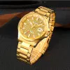 Чоловічий годинник Skmei 1654GD Gold фото 5