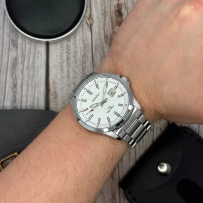 Чоловічий годинник Skmei 1654SI Silver