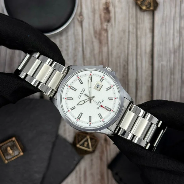 Мужские часы Skmei 1654SI Silver фото 5