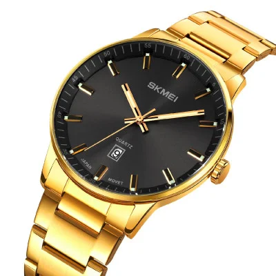 Чоловічий годинник Skmei 1878GD Gold
