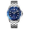 Чоловічий годинник Skmei 9276SSIBU Silver-Blue Steel Strap фото 2