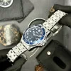Чоловічий годинник Skmei 9276SSIBU Silver-Blue Steel Strap фото 5