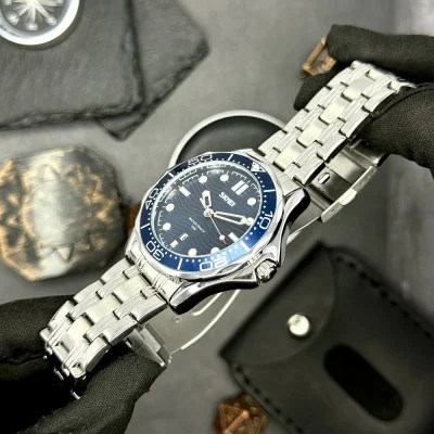 Чоловічий годинник Skmei 9276SSIBU Silver-Blue Steel Strap
