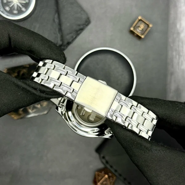 Чоловічий годинник Skmei 9276SSIBU Silver-Blue Steel Strap фото 8