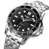 Чоловічий годинник Skmei 9276SSIBK Silver-Black Steel Strap фото 3