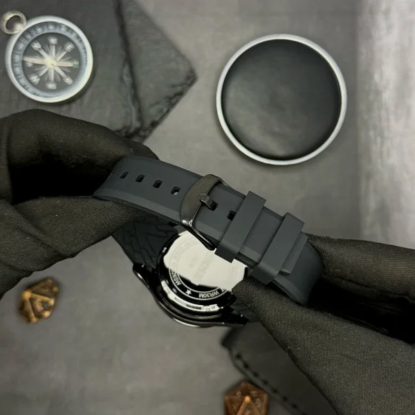 Чоловічий годинник Skmei 9276PBKBU Black-Blue Silicone Strap фото 8