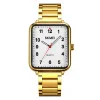 Жіночий годинник Skmei 1955GDWT Gold-White фото 2