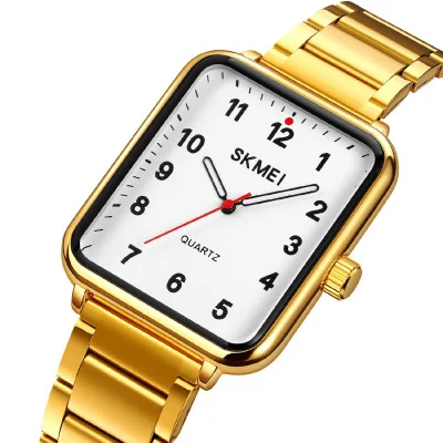 Женские часы Skmei 1955GDWT Gold-White