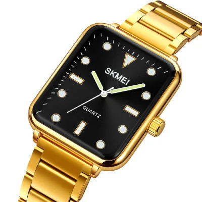 Женские часы Skmei 1955GDBK-SP Gold-Black Sun Pattern