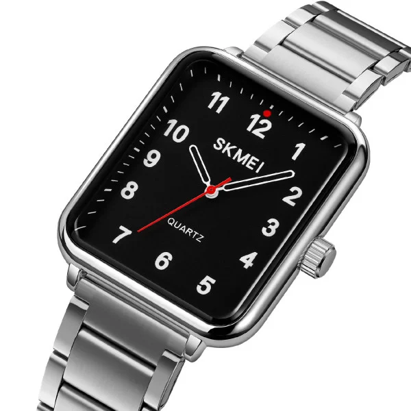 Жіночий годинник Skmei 1955SIBK Silver-Black фото 3