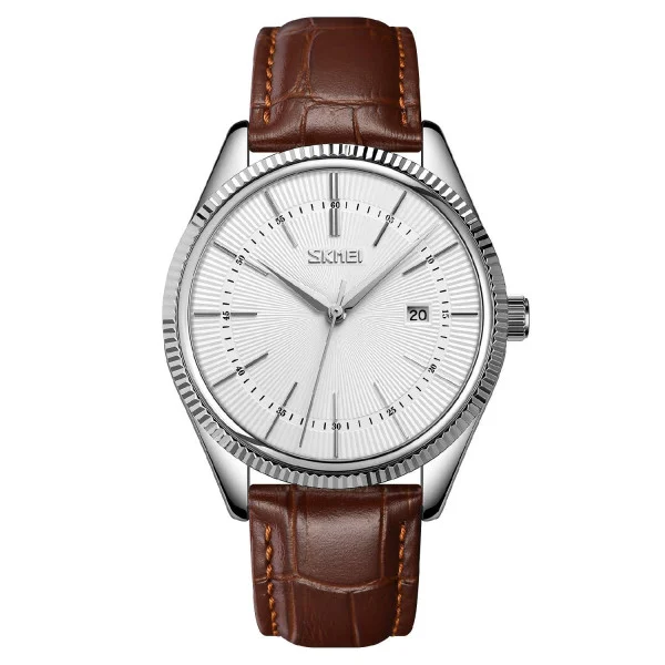 Мужские часы Skmei 9298SISIBN Silver Silver-Brown фото 1