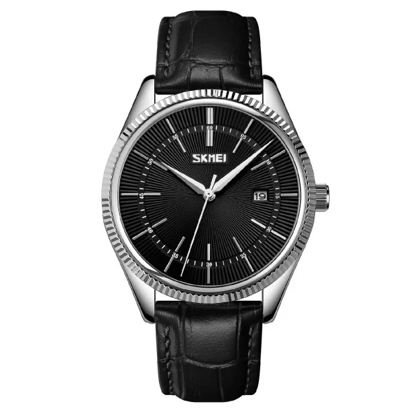 Мужские часы Skmei 9298SIBKBK Silver Black-Black фото 1