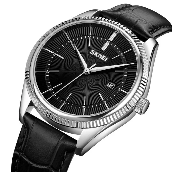 Мужские часы Skmei 9298SIBKBK Silver Black-Black фото 3