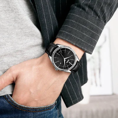 Чоловічий годинник Skmei 9298SIBKBK Silver Black-Black
