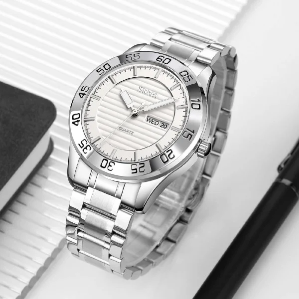 Чоловічий годинник Skmei 9293SISI Silver-Silver фото 4