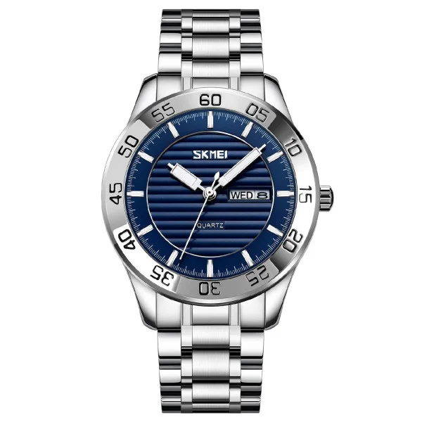 Мужские часы Skmei 9293SIBU Silver-Blue фото 1