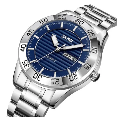 Чоловічий годинник Skmei 9293SIBU Silver-Blue