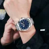 Мужские часы Skmei 9293SIBU Silver-Blue фото 4