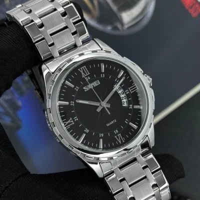 Мужские часы Skmei 9069SIBK Silver-Black