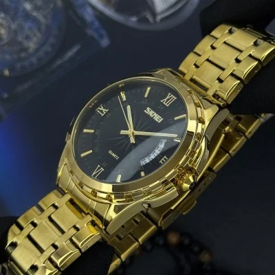 Мужские часы Skmei 9069GDBK Gold-Black